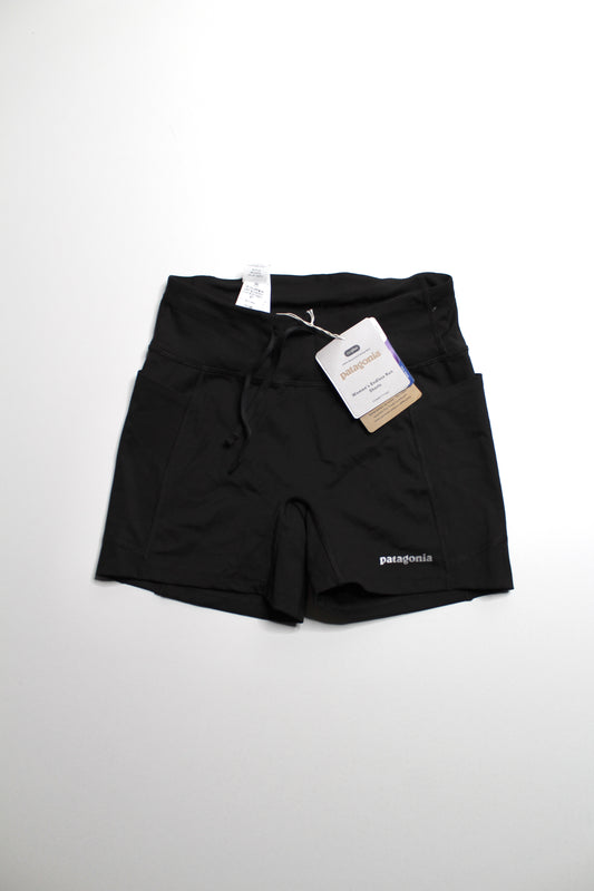 Patagonia black endless run shorts, size xs  *new with tags