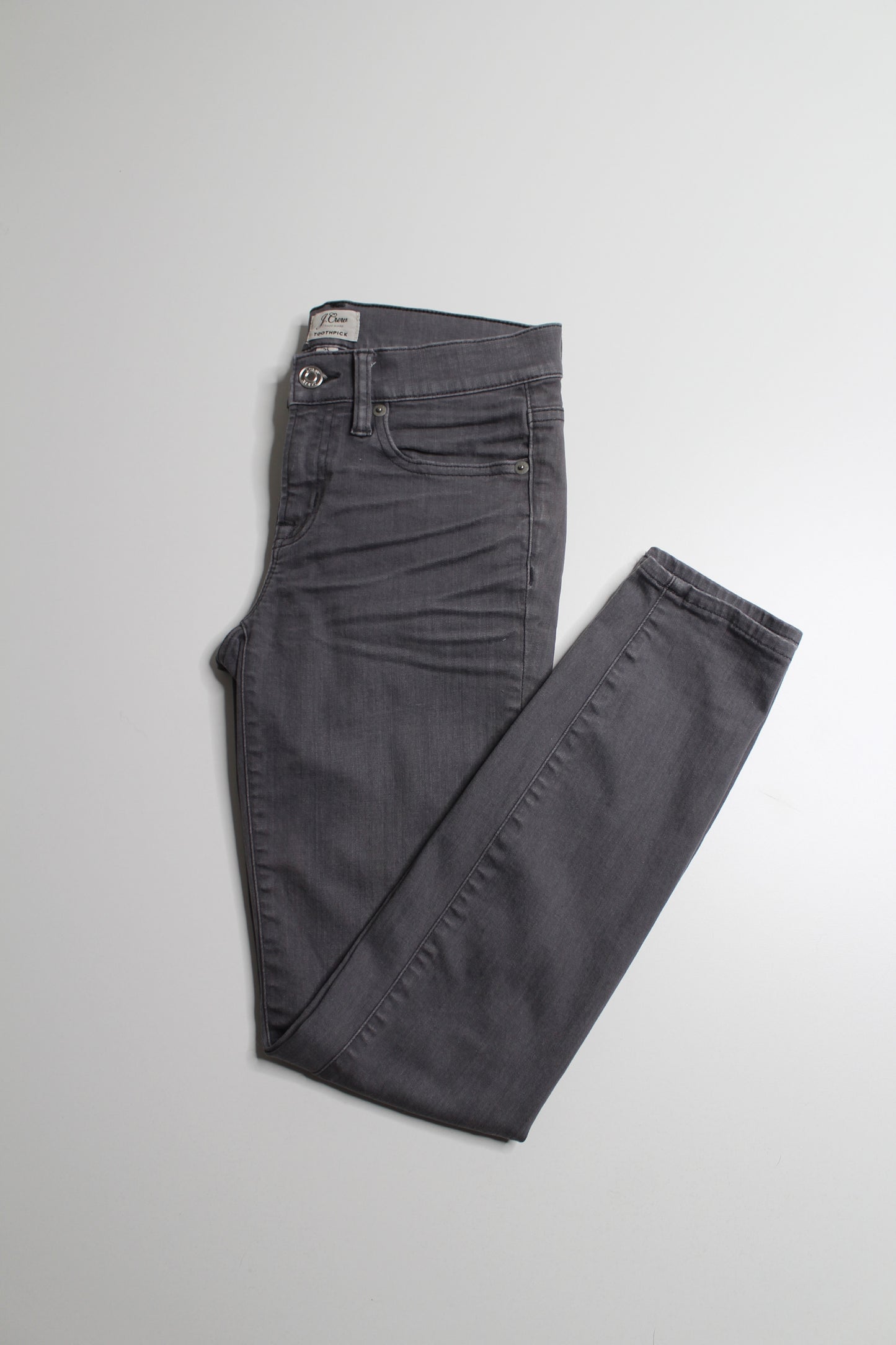 J.CREW grey 'toothpick skinny' jeans, size 25 (price reduced: was $48)