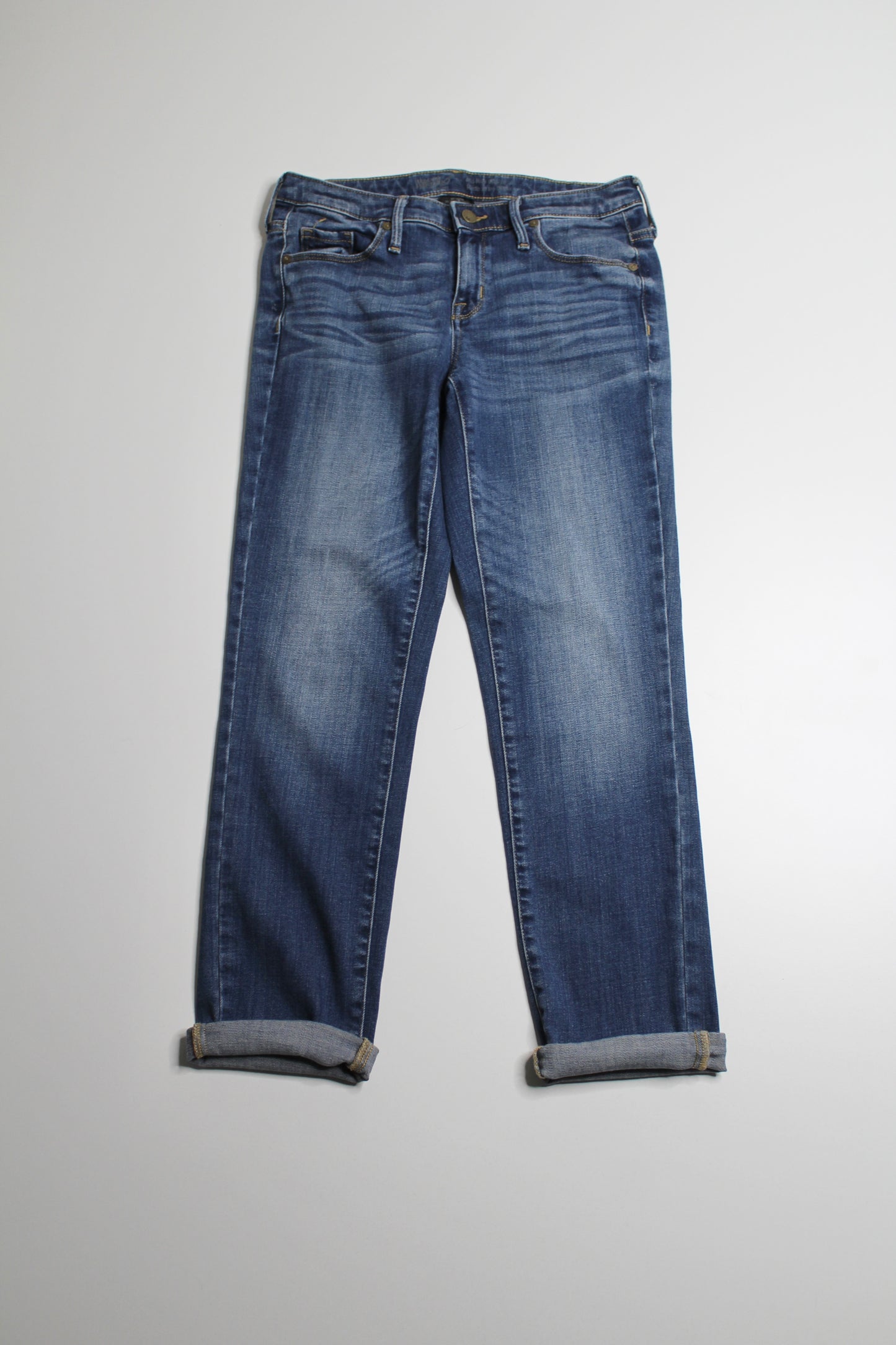 Mossimo mid rise straight leg jeans, size 28 (price reduced: was $25)