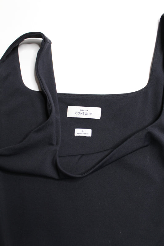 Aritzia Babaton black 'contour' bodysuit, size medium