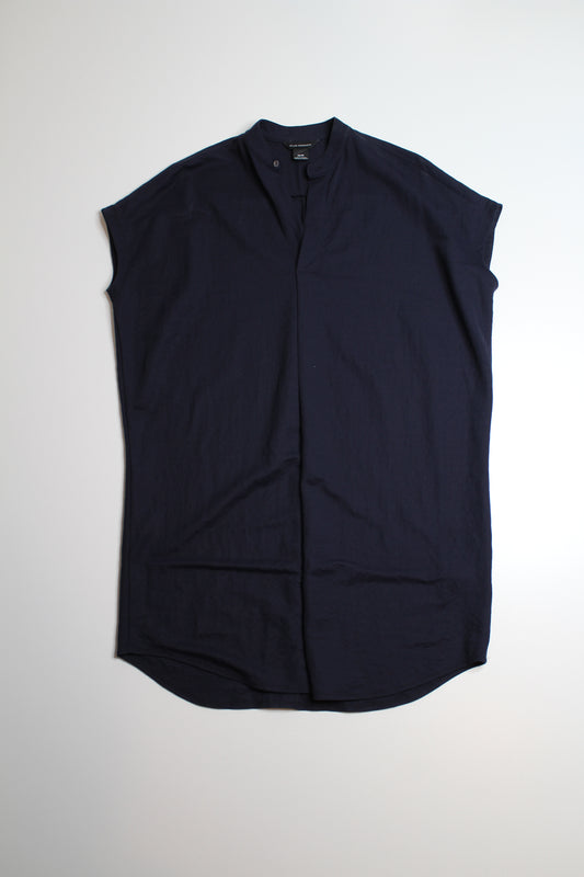 Club Monaco navy short sleeve shirt dress, size xs (oversized fit) (additional 20% off)