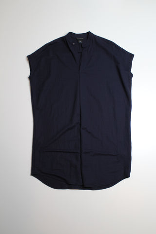 Club Monaco navy short sleeve shirt dress, size xs (oversized fit) (price reduced: was $58)