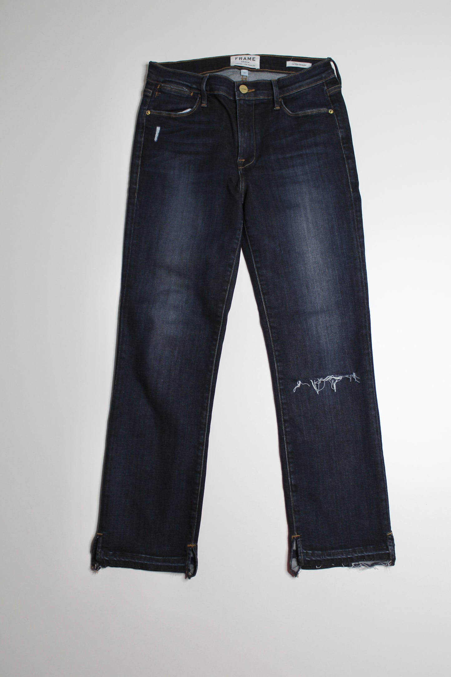 Frame le high straight leg jeans, size 27 (price reduced: was $78)