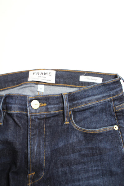 Frame le high straight leg jeans, size 27 (price reduced: was $78)