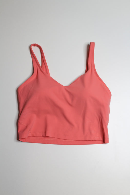 Lululemon raspberry cream align tank, size 10