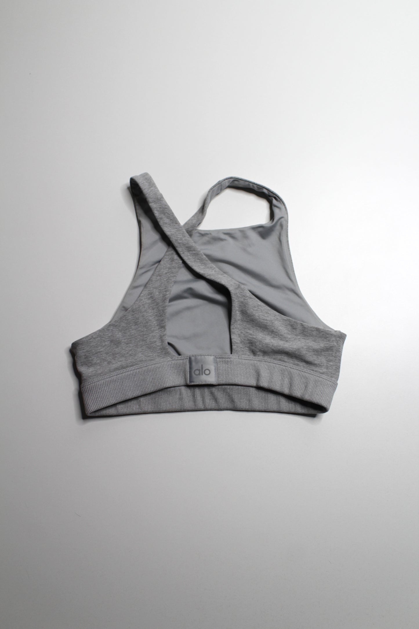 Alo Yoga grey bra, size medium