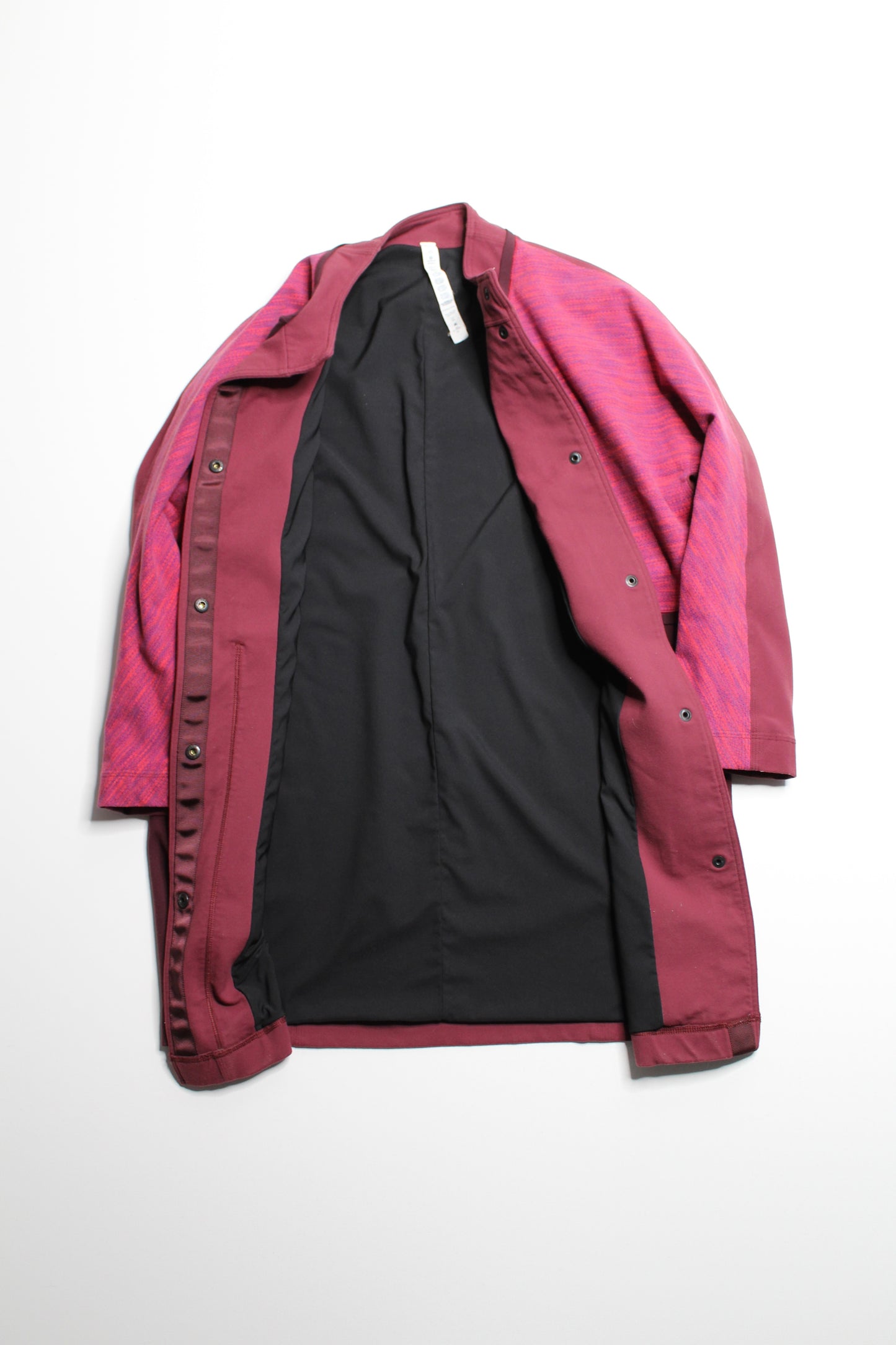 Lululemon bumble rust berry ‘cocoon car’ coat, size xs (oversized fit) (fits xs/small)