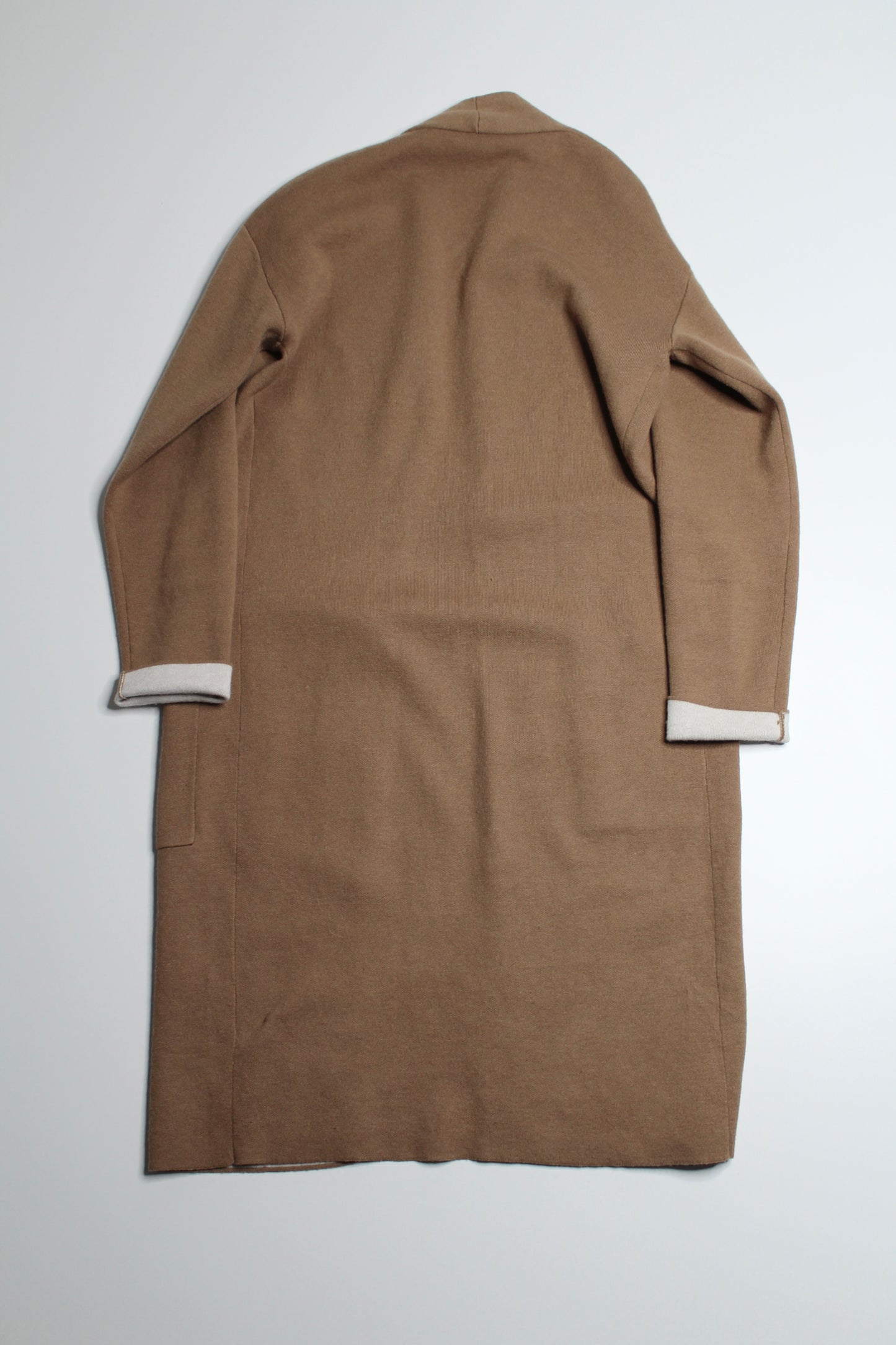 Aritzia babaton camel/birch 'lance' cardigan, size xs (loose fit