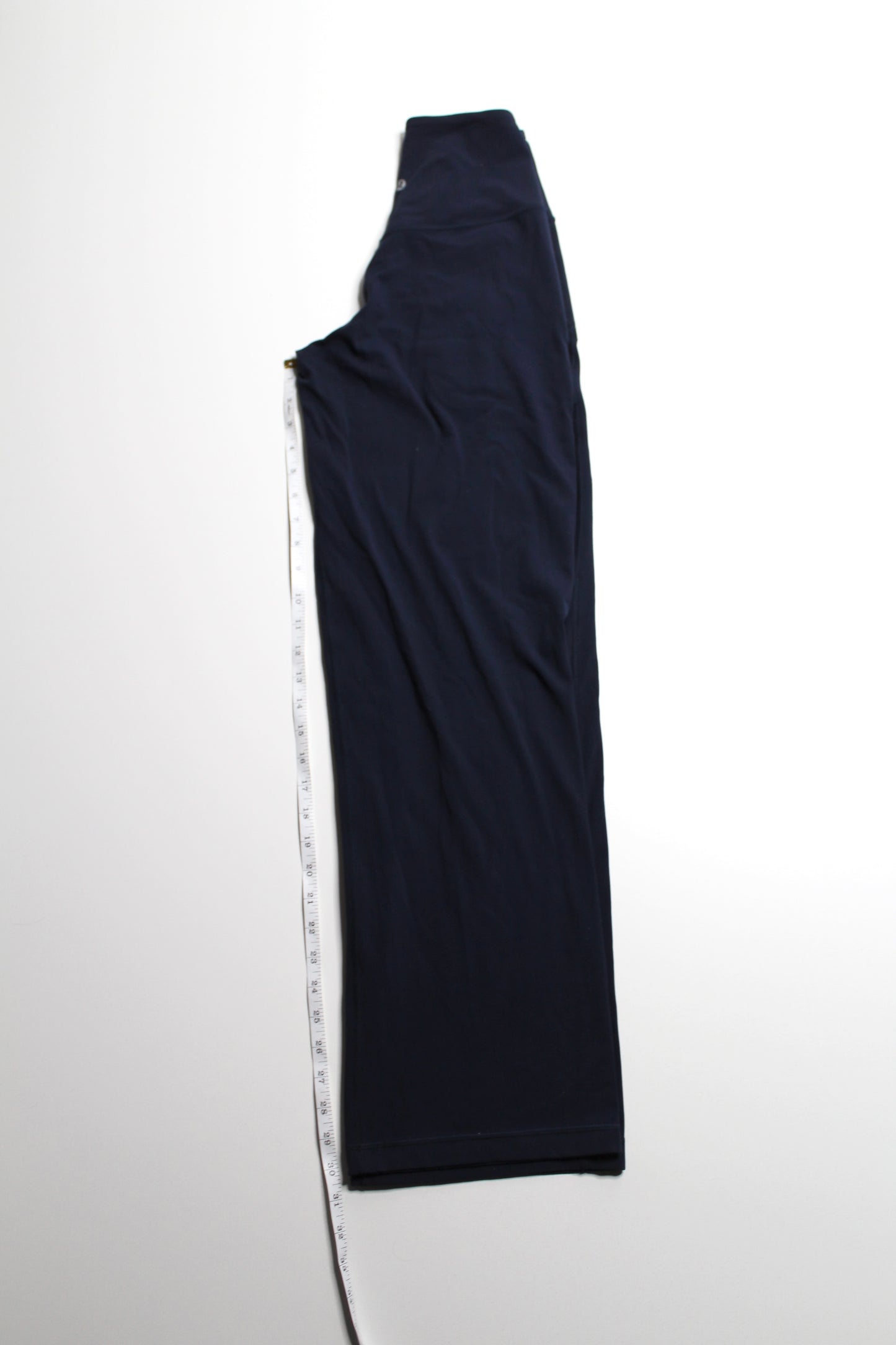 Lululemon true navy 'align' wide leg pant, size 4