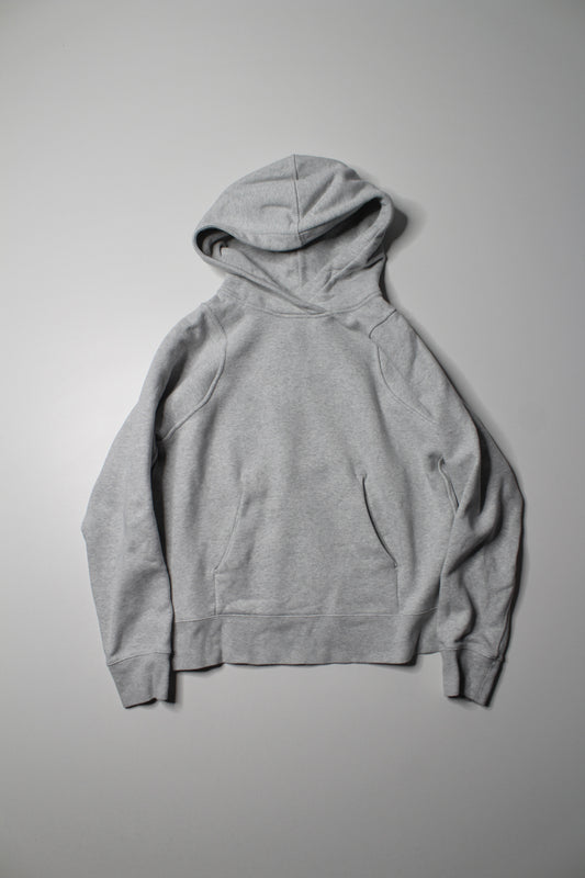 Lululemon heathered ultra light grey ‘loungeful’ hoodie, size 6