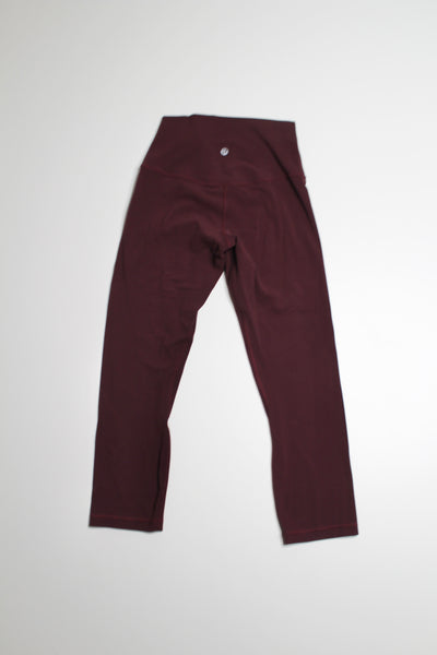 Lululemon cassis align crop, size 4 (21”)