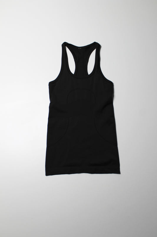 Lululemon black ‘swiftly tech’ tank, size 2