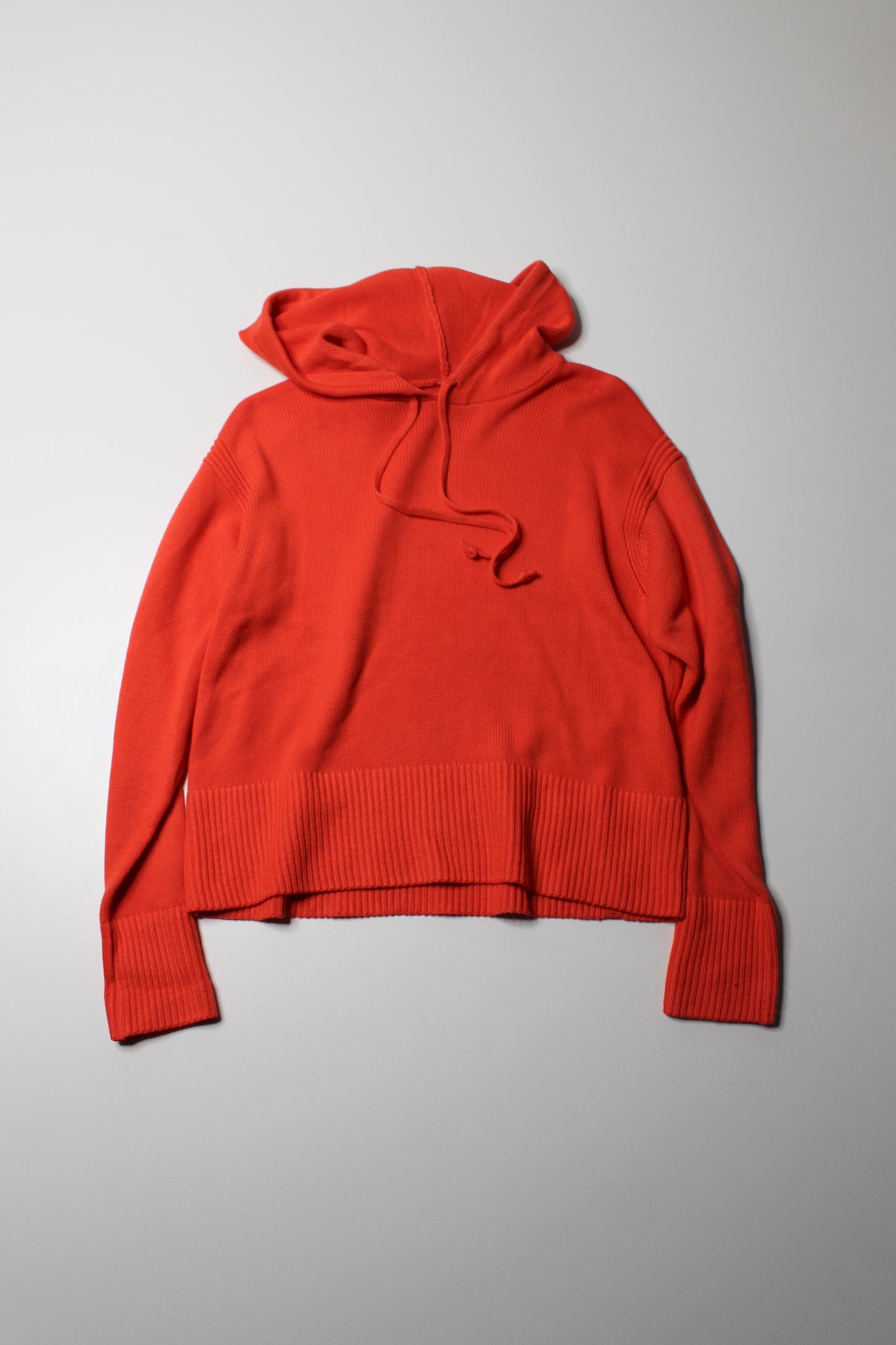 Lululemon autumn red 'double knit' sweater pullover hoodie, no size. Fits 4/6 (relaxed fit)