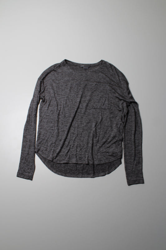 Vince grey long sleeve, size xs (relaxed fit)