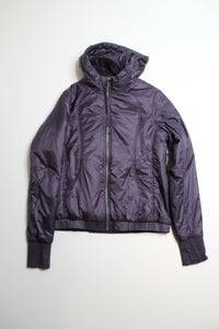 Lululemon boysenberry scuba hoodie jacket, size 8 *glyde