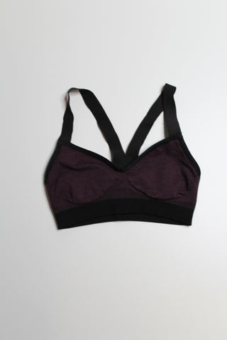 Lululemon heathered black cherry hold your om sports bra, no size. Fits like size 4