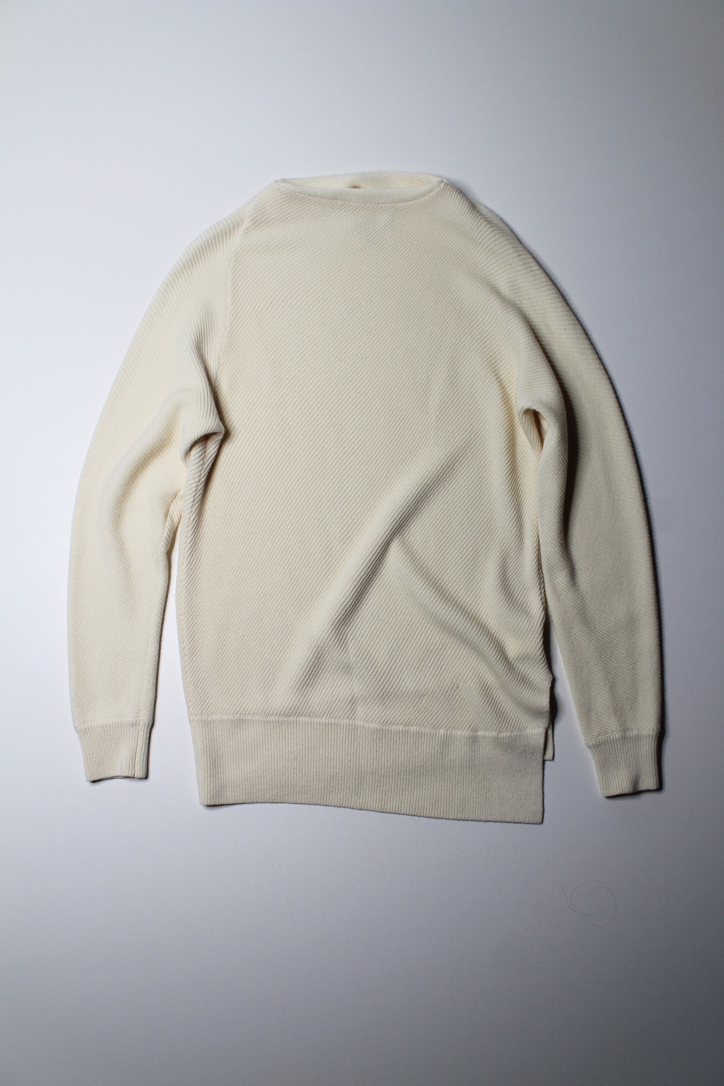 Club Monaco cream knit sweater, size medium