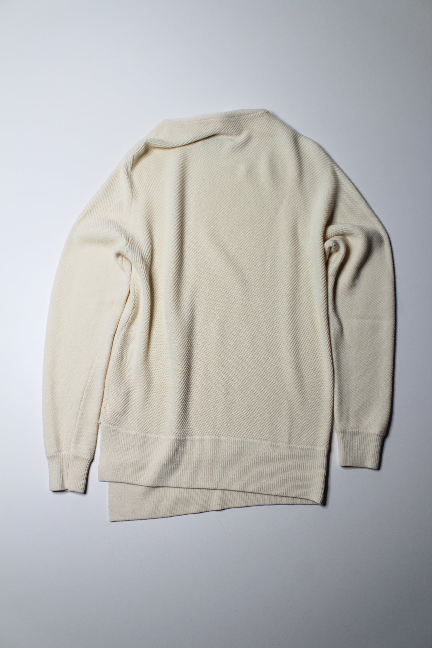 Club Monaco cream knit sweater, size medium