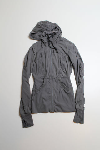 Lululemon grey reversible dance studio jacket, size 4 (price reduced: was $48)