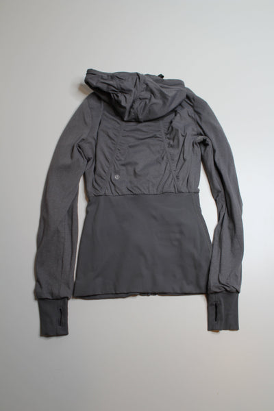 Lululemon grey ‘dance studio’ jacket, size 4 *reversible