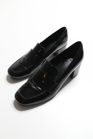 Marc fisher black Latika chunky heel slip on loafers, size 6 (price reduced: was $58)