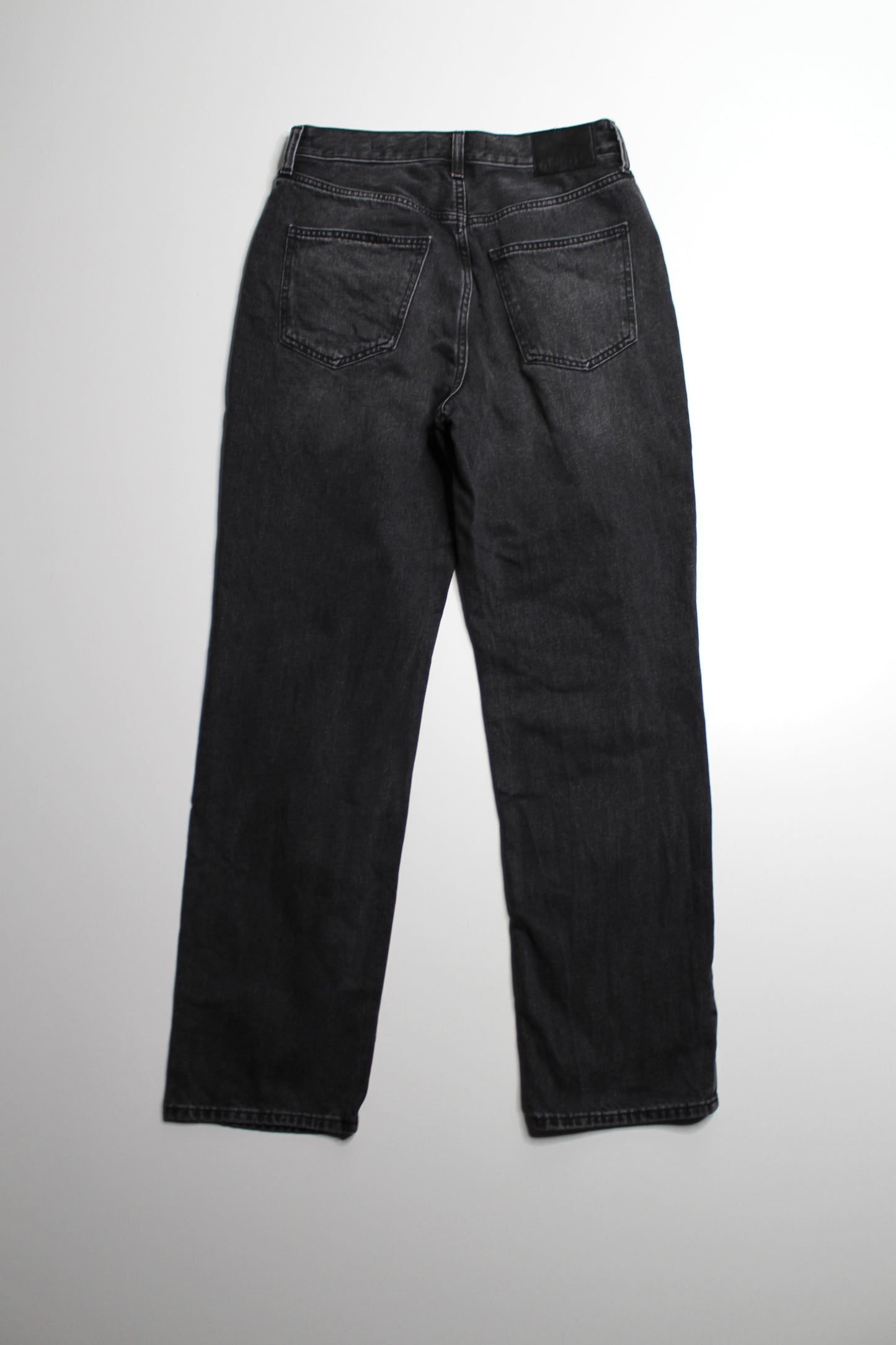 Aritzia Denim forum black eyeliner 'Joni high rise loose' jeans, size 28 (30L)