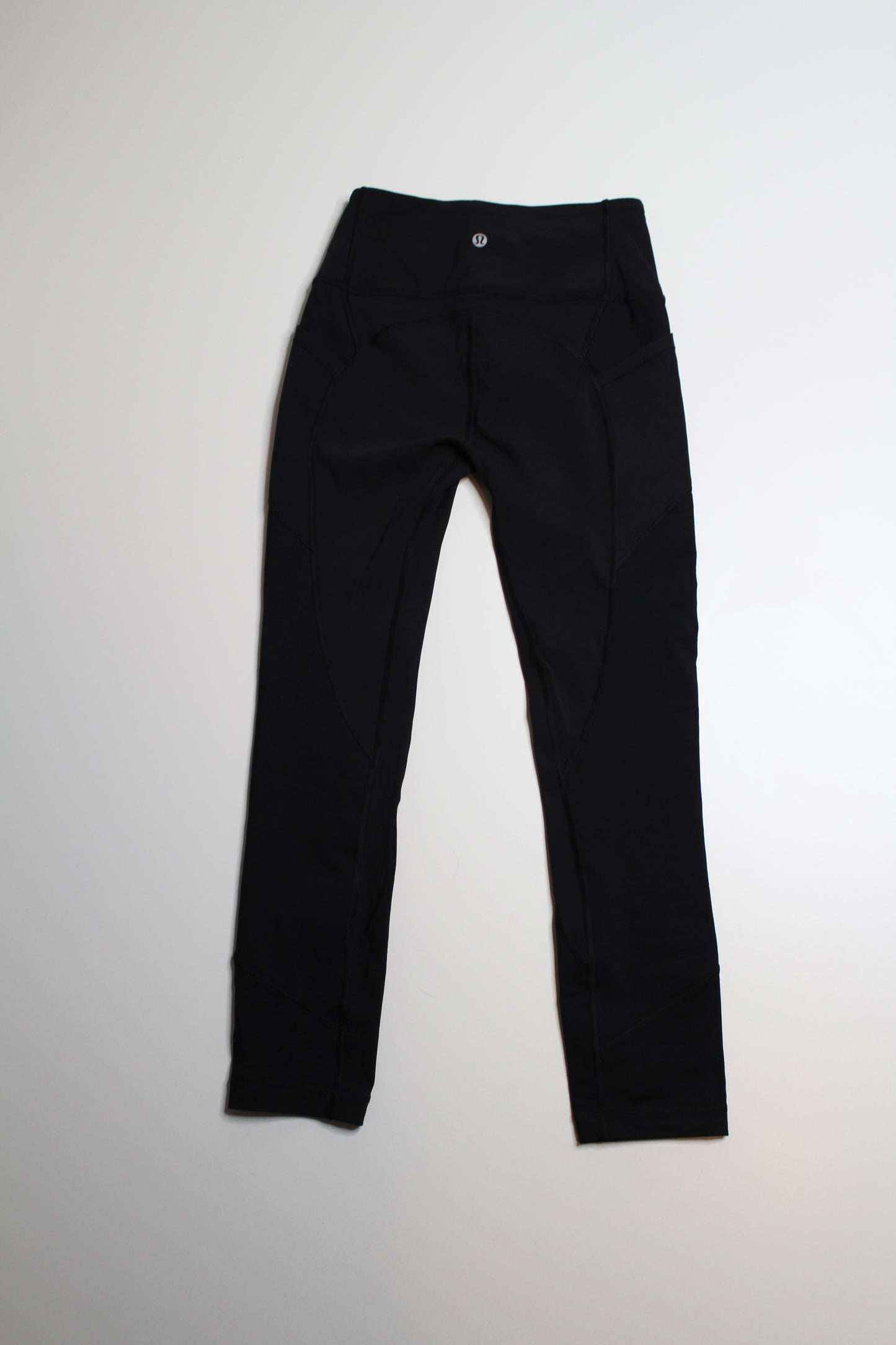 Lululemon black all the right places crop leggings, size 4 (23”) (price reduced: was $48)