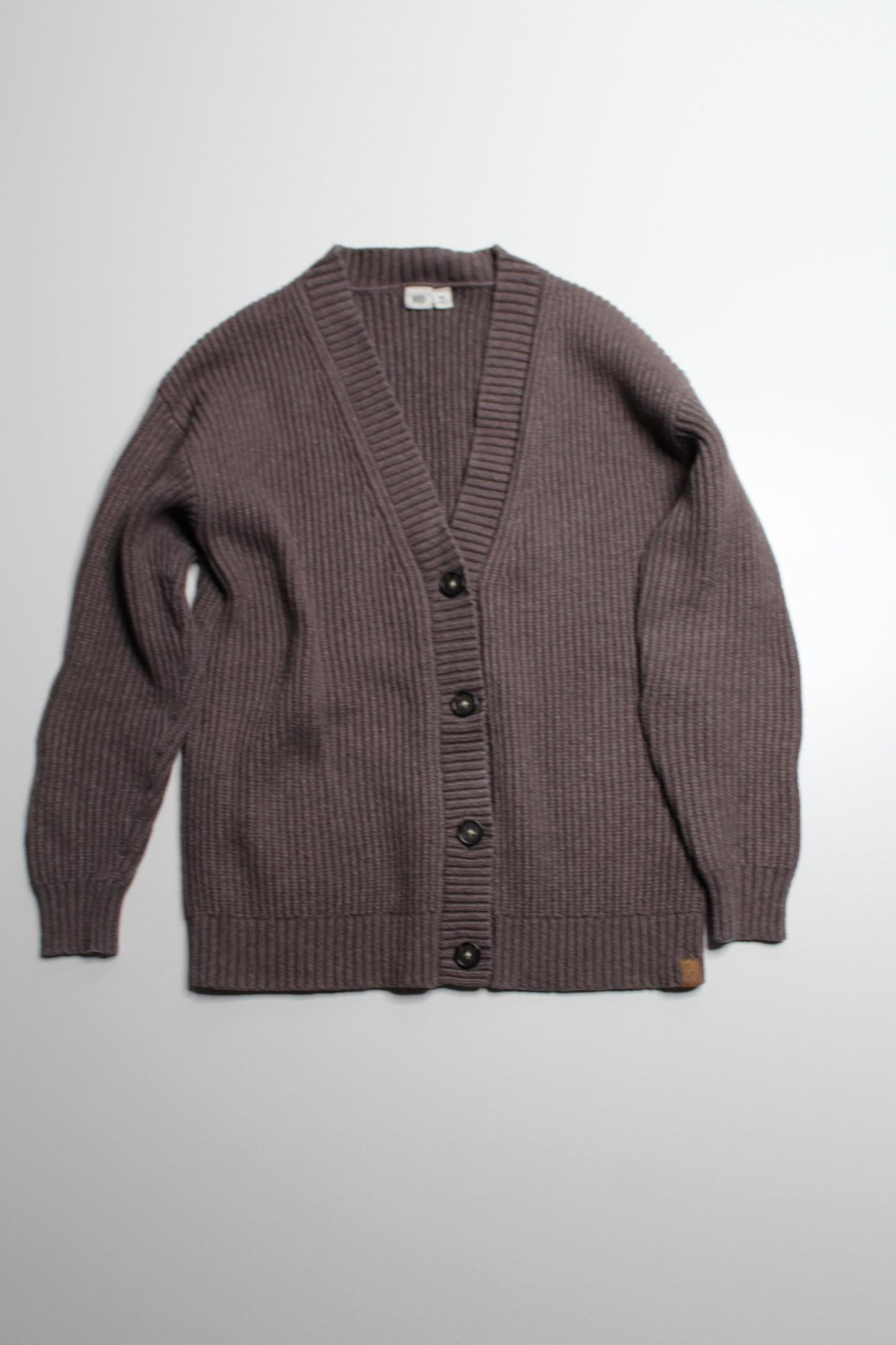 Tentree brown knit cardigan, size xsmall (oversized fit) fits xs/small
