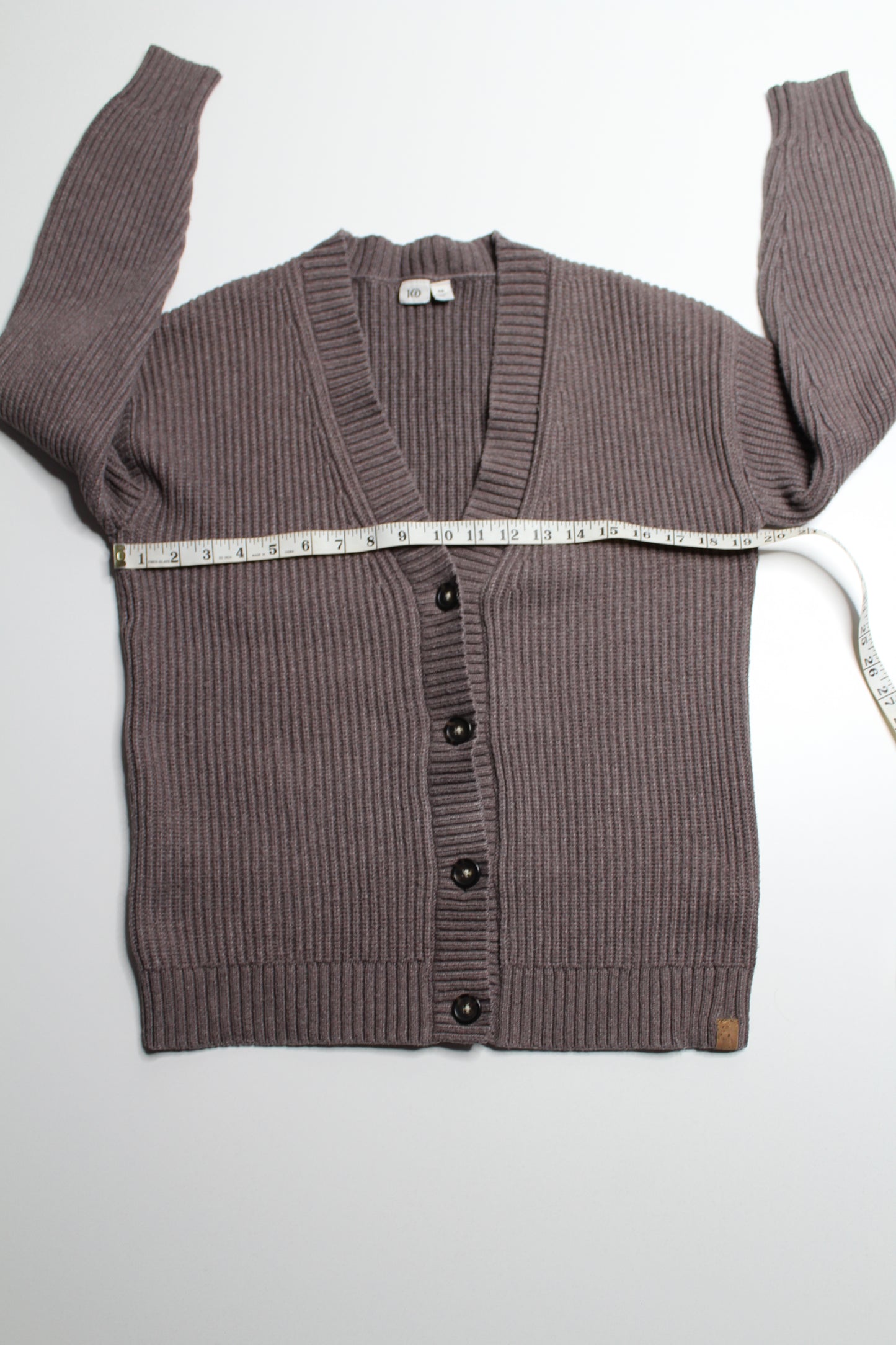 Tentree brown knit cardigan, size xsmall (oversized fit) fits xs/small