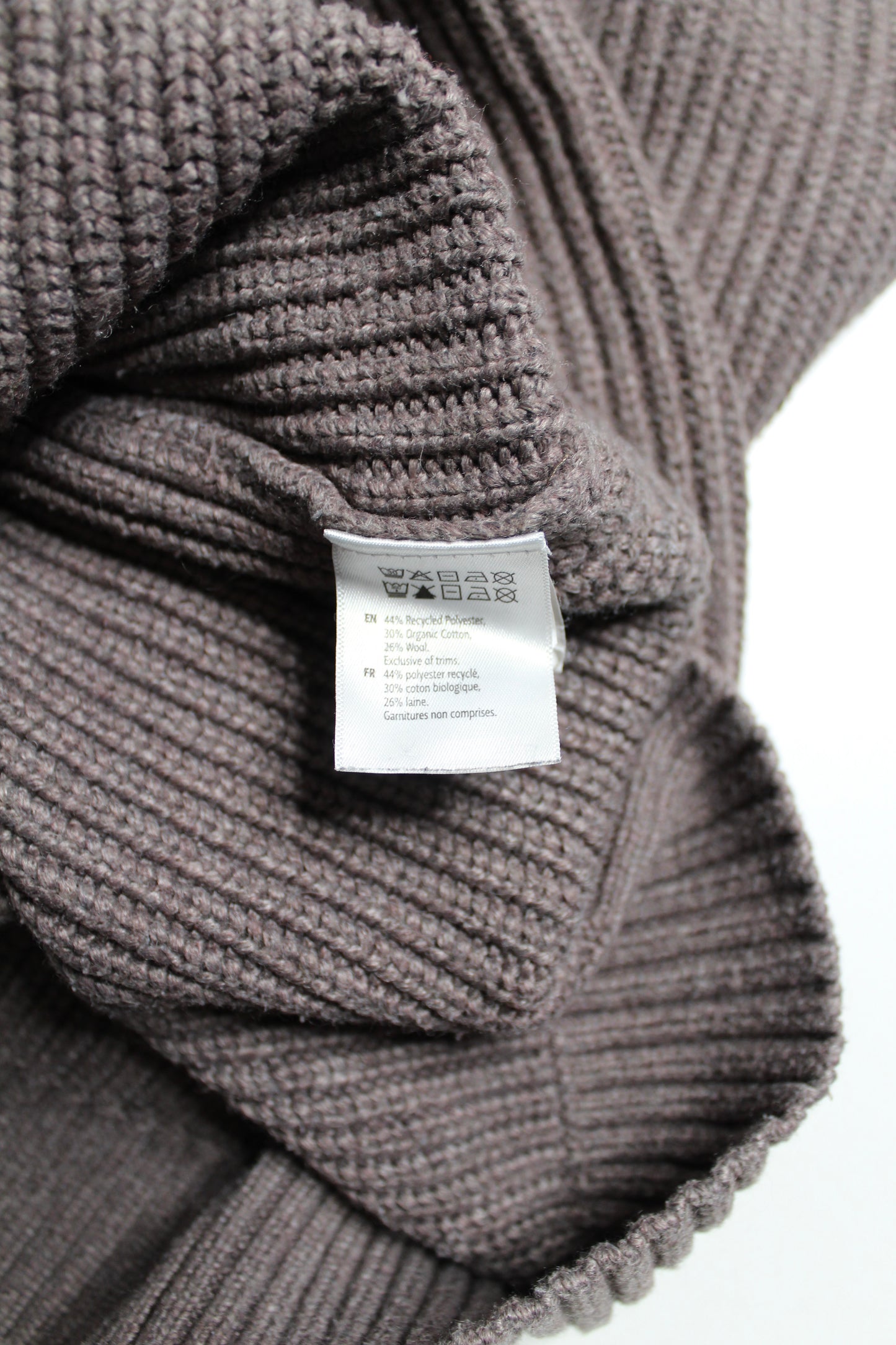 Tentree brown knit cardigan, size xsmall (oversized fit) fits xs/small