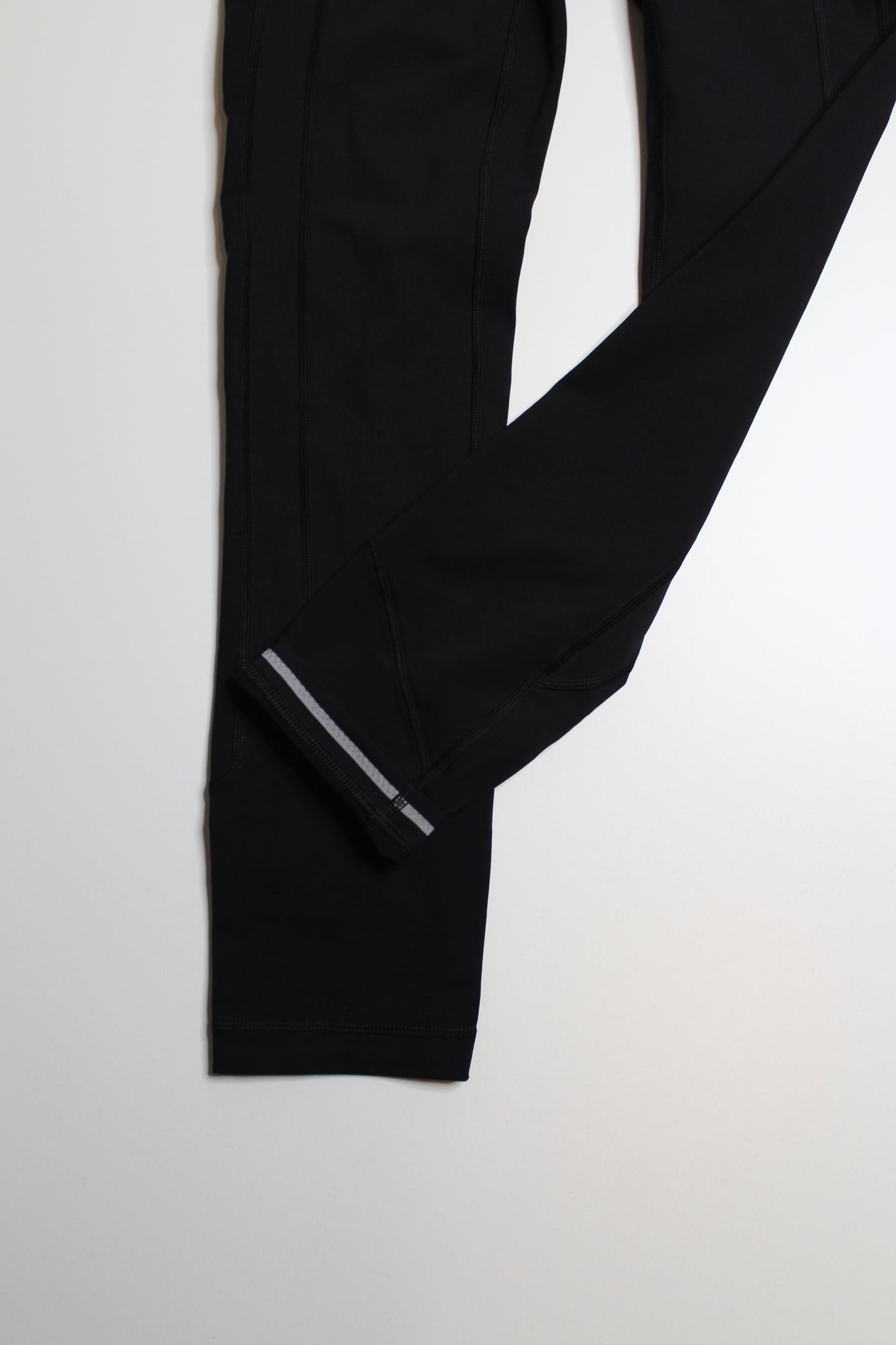 Lululemon black all the right places crop leggings, size 4 (23”) (price reduced: was $48)