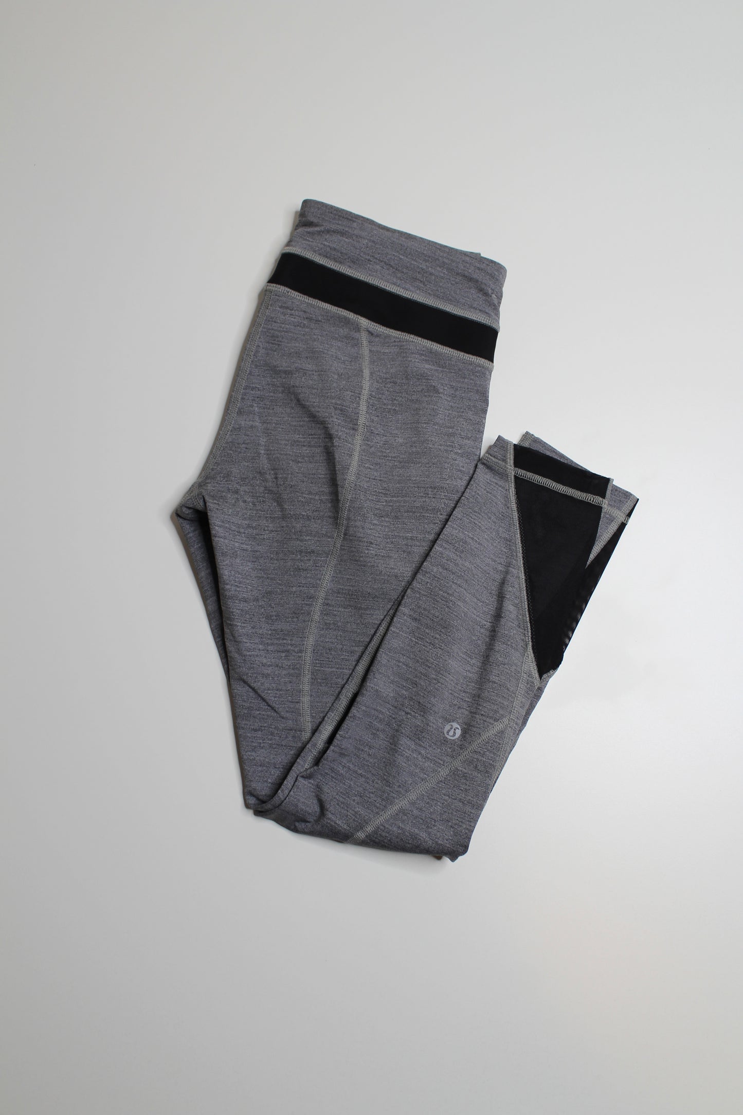 Lululemon grey inspire crop legging, size 6  (price reduced: was $38)