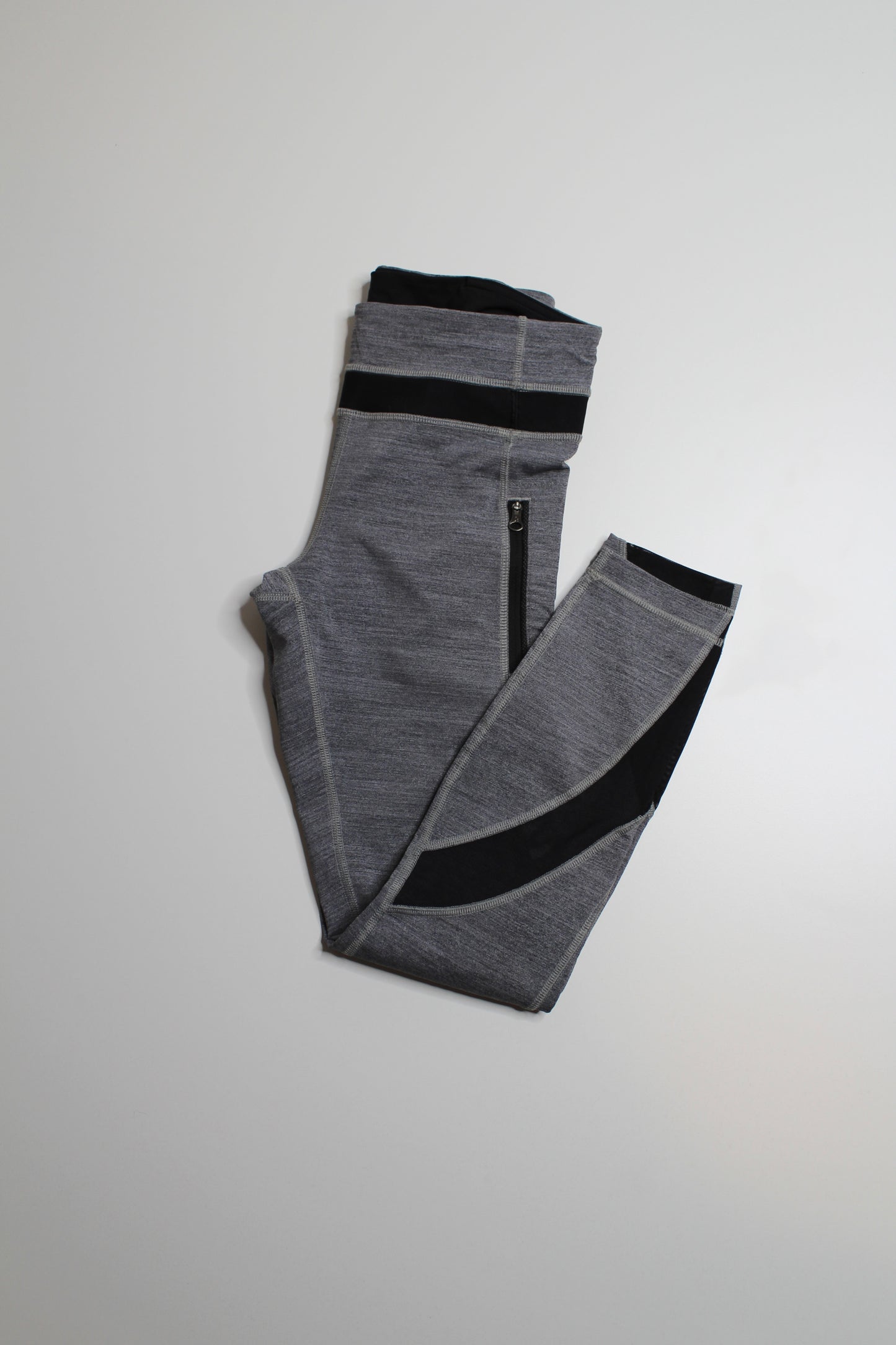 Lululemon grey inspire crop legging, size 6  (price reduced: was $38)