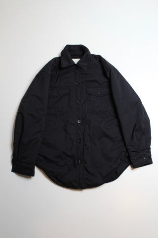 Aritzia Wilfred Free black ganna shirt jacket, size xs (oversized fit)
