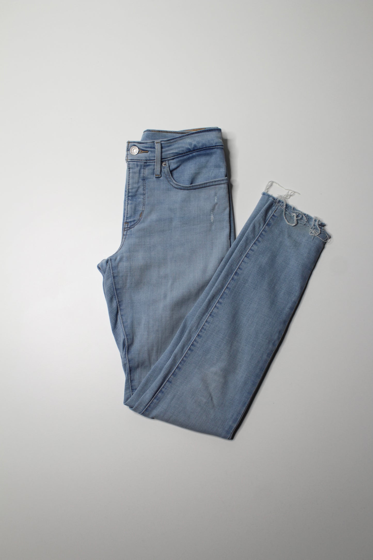 Levis light wash high rise jeans, size 27 (30") (price reduced: was $48)