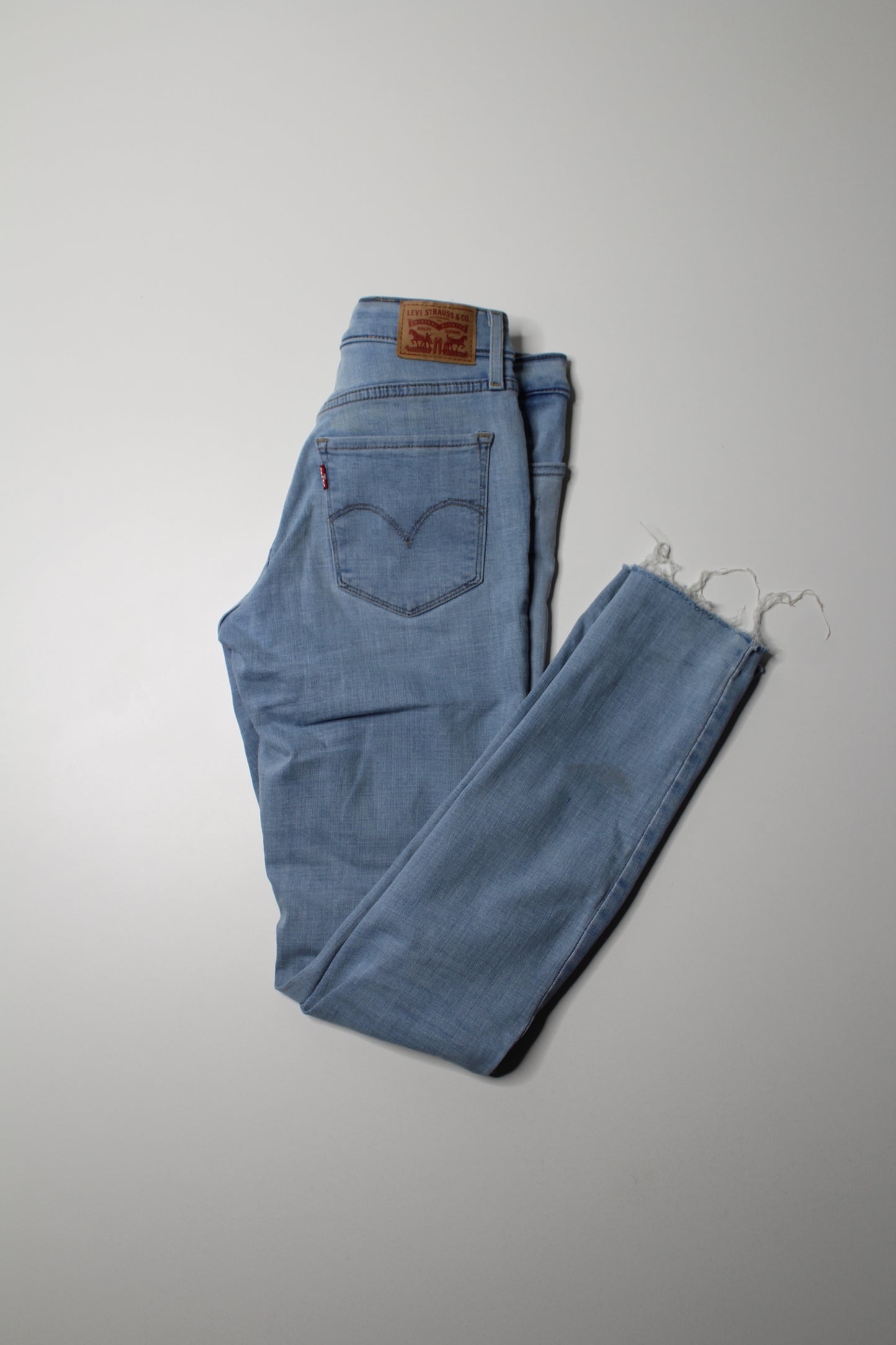 Levis light wash high rise jeans, size 27 (30") (price reduced: was $48)