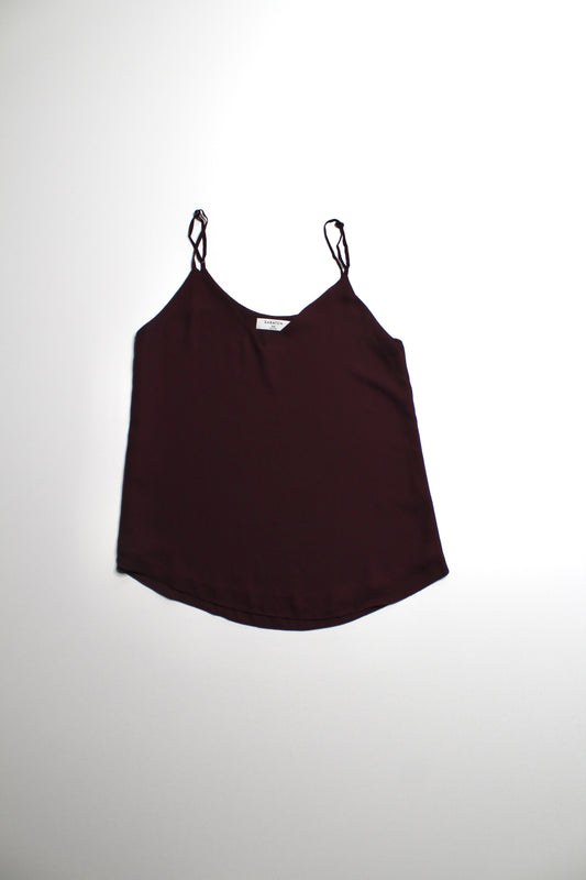 Aritzia Babaton maroon ‘everly’ camisole, size xxs (loose fit)