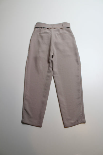 Aritzia wilfred beige tie front pant, size 2