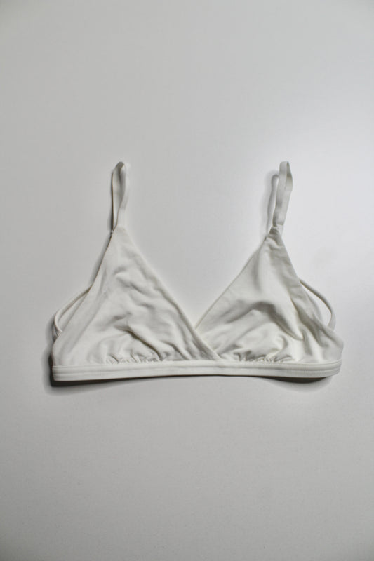 Lululemon white simply strappy bralette, size small (a/b cup) *worn once