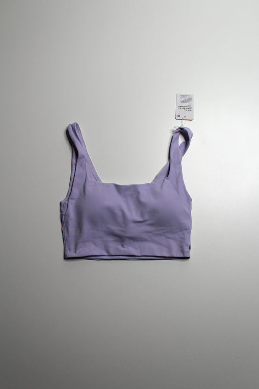 Lululemon lilac reversible ‘bend/scoop’ bra, size xs/s (fits like 4) *new with tags