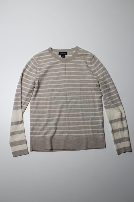 Club Monaco striped knit long sleeve, size medium