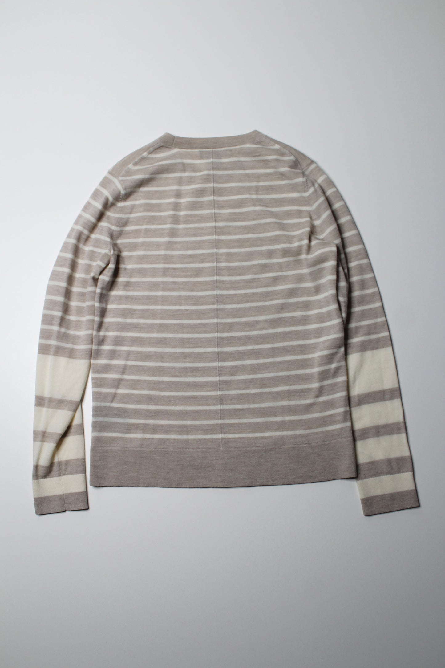 Club Monaco striped knit long sleeve, size medium