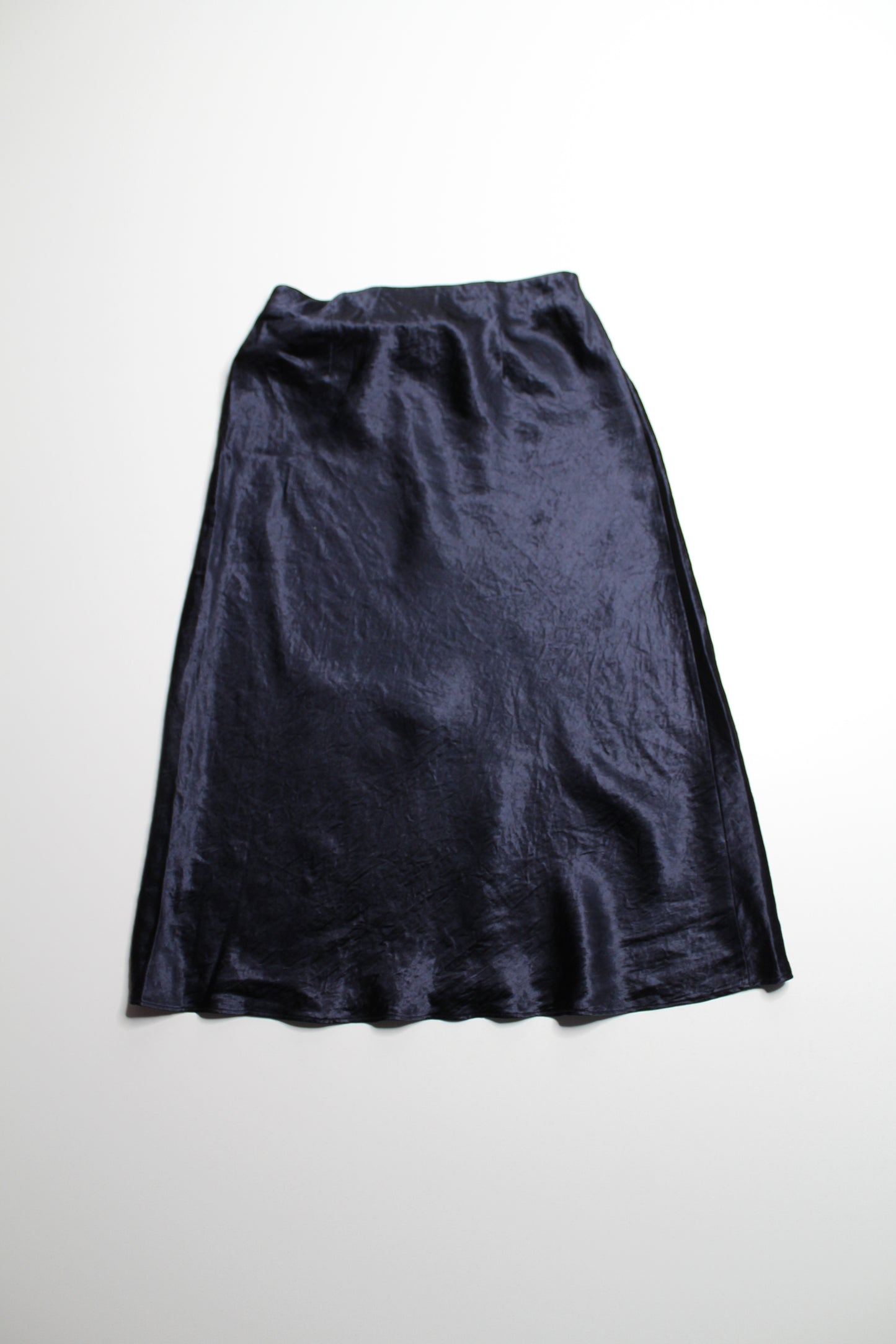 Aritzia Babaton navy midi slip skirt, size small