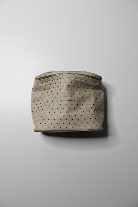 Kate Spade 'out to lunch' polka dot lunch bag