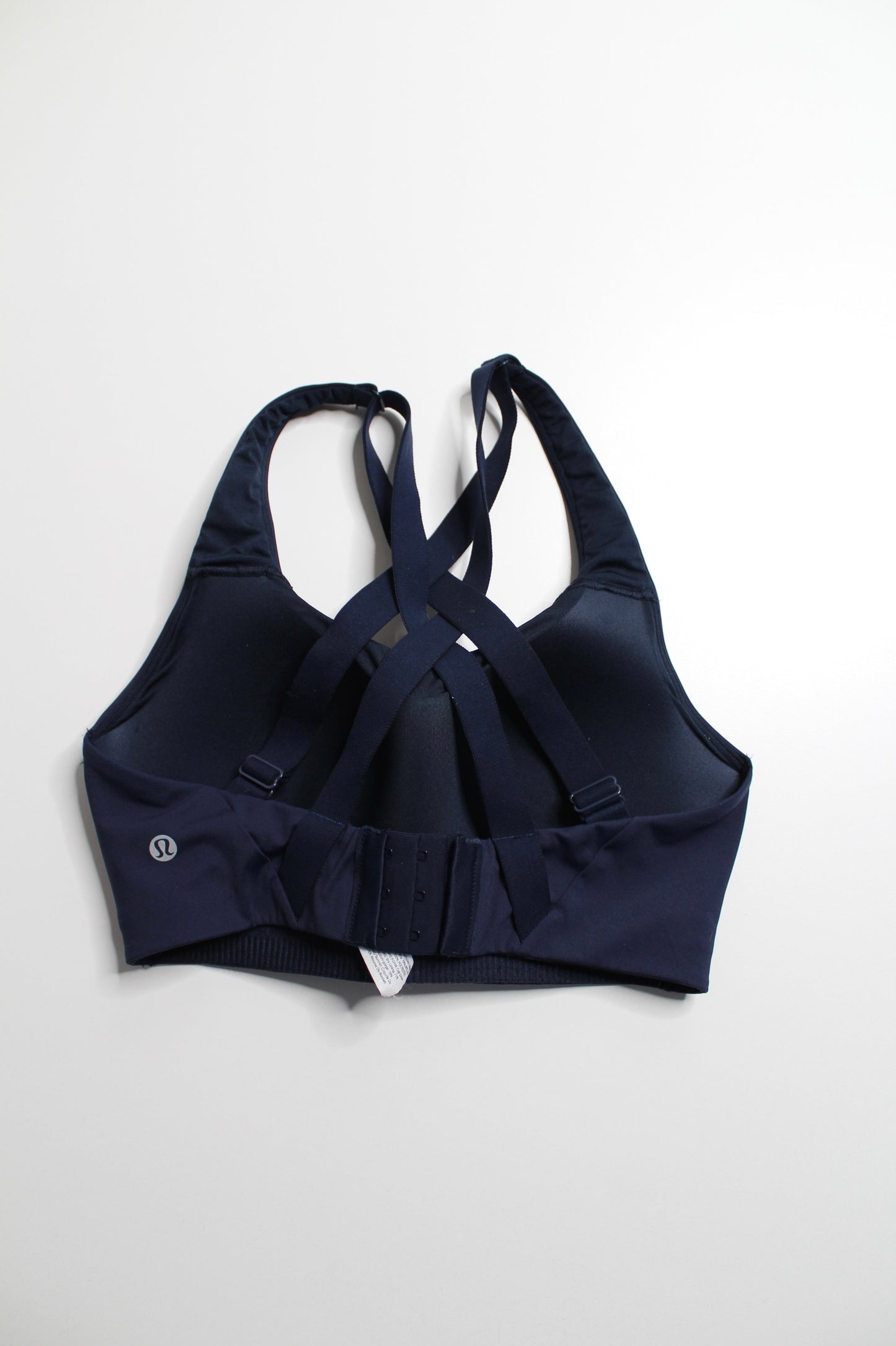 Lululemon true navy ‘energy’ bra, size 32D *high support (fits like 4)