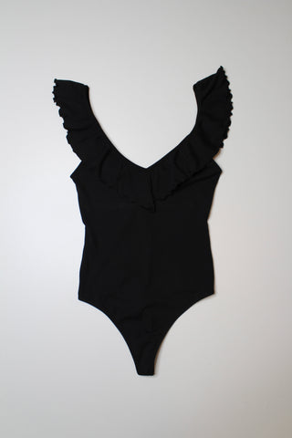 Aritzia wilfred black danette bodysuit, size xs