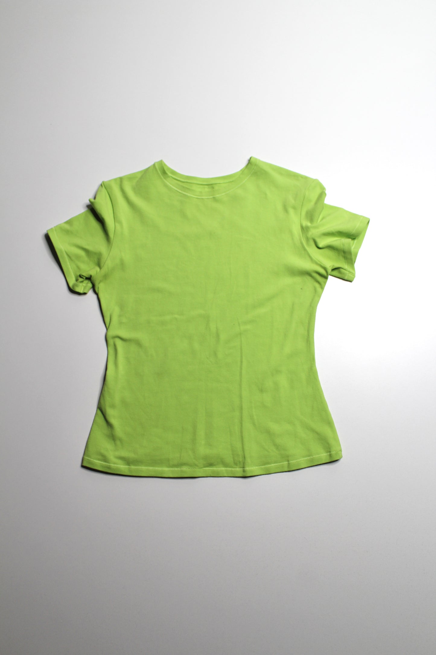 Organic Basics lime t shirt, size medium (fits like small)