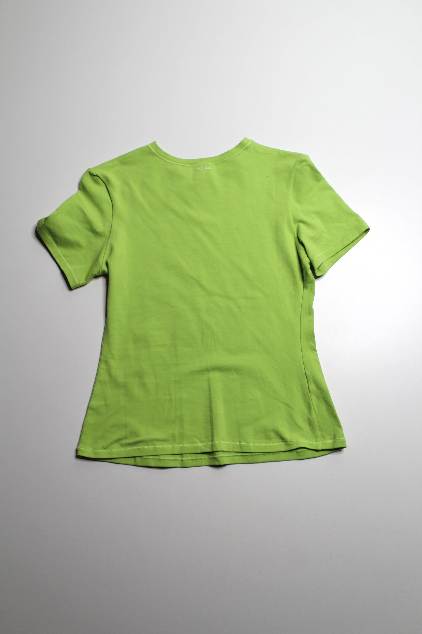 Organic Basics lime t shirt, size medium (fits like small)