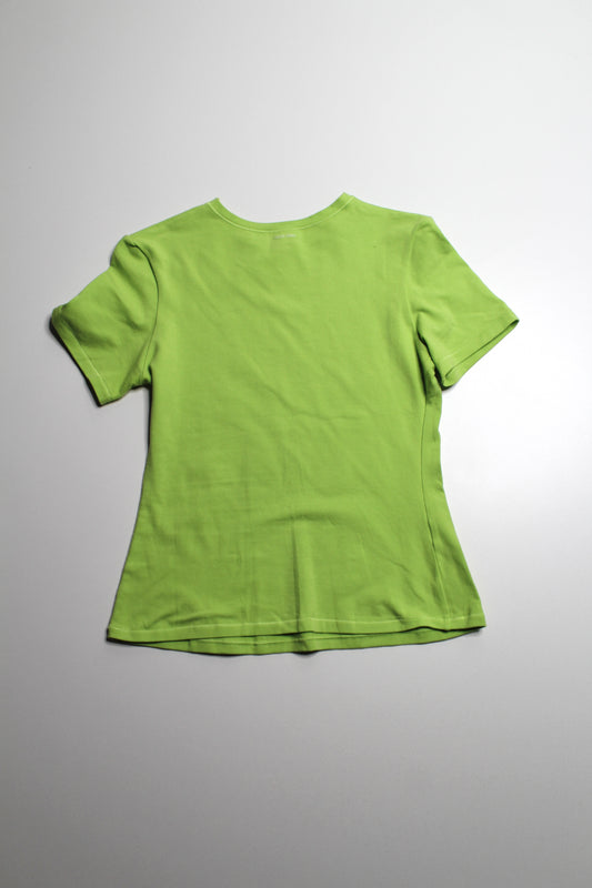 Organic Basics lime t shirt, size medium (fits like small)