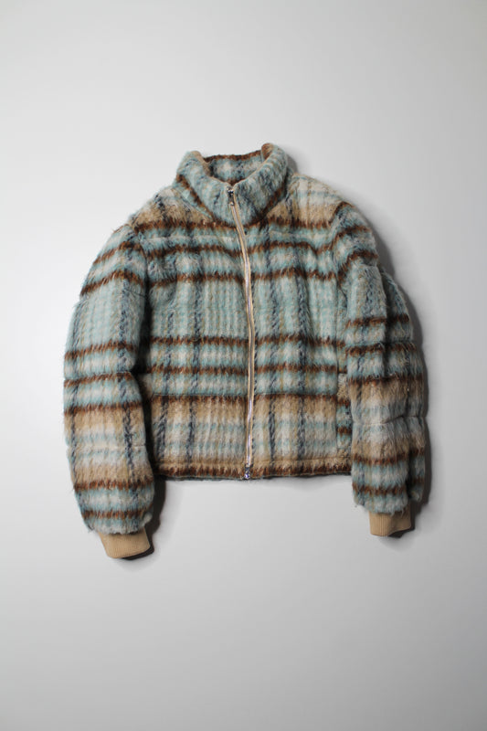 Anthropologie plaid jacket, size large